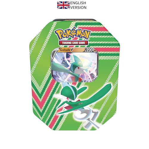 Pokémon Hidden Potential Tin – Gallade V (1 Foil Card & 4 Booster Packs)