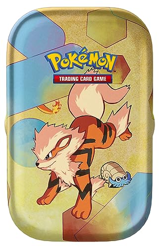 Pokémon TCG: Scarlet & Violet—151 Mini Tin – Arcanine (2 Booster Packs, 1 Coin & 1 Art Card)