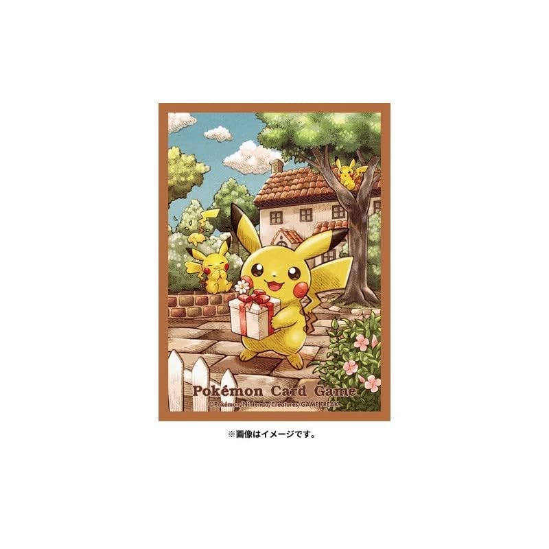 Pokemon TCG 64ct Card Sleeves Pikachu's Gift