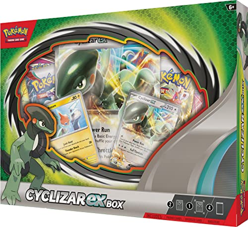 Pokémon TCG: Cyclizar ex Box - 4 Packs, Promo Cards