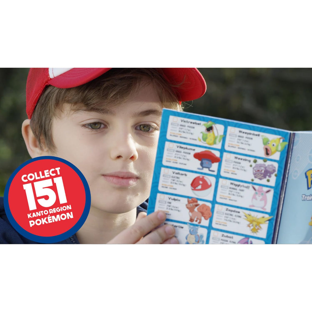 Pokemon Trainer Guess - Kanto - Electronic Guessing Game, Collect 151 Regional Pokemon, Field Guide, Talk to Your Light & Sound Poke Ball, Kids 6+ Brown Box Packaging
