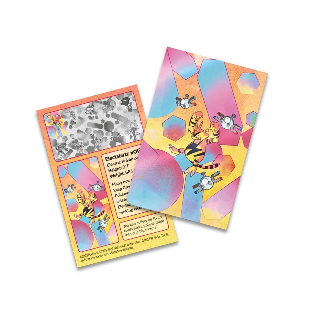 Pokémon TCG: Scarlet & Violet—151 Mini Tin – Electabuzz and Magnemite (2 Booster Packs, 1 Coin & 1 Art Card)