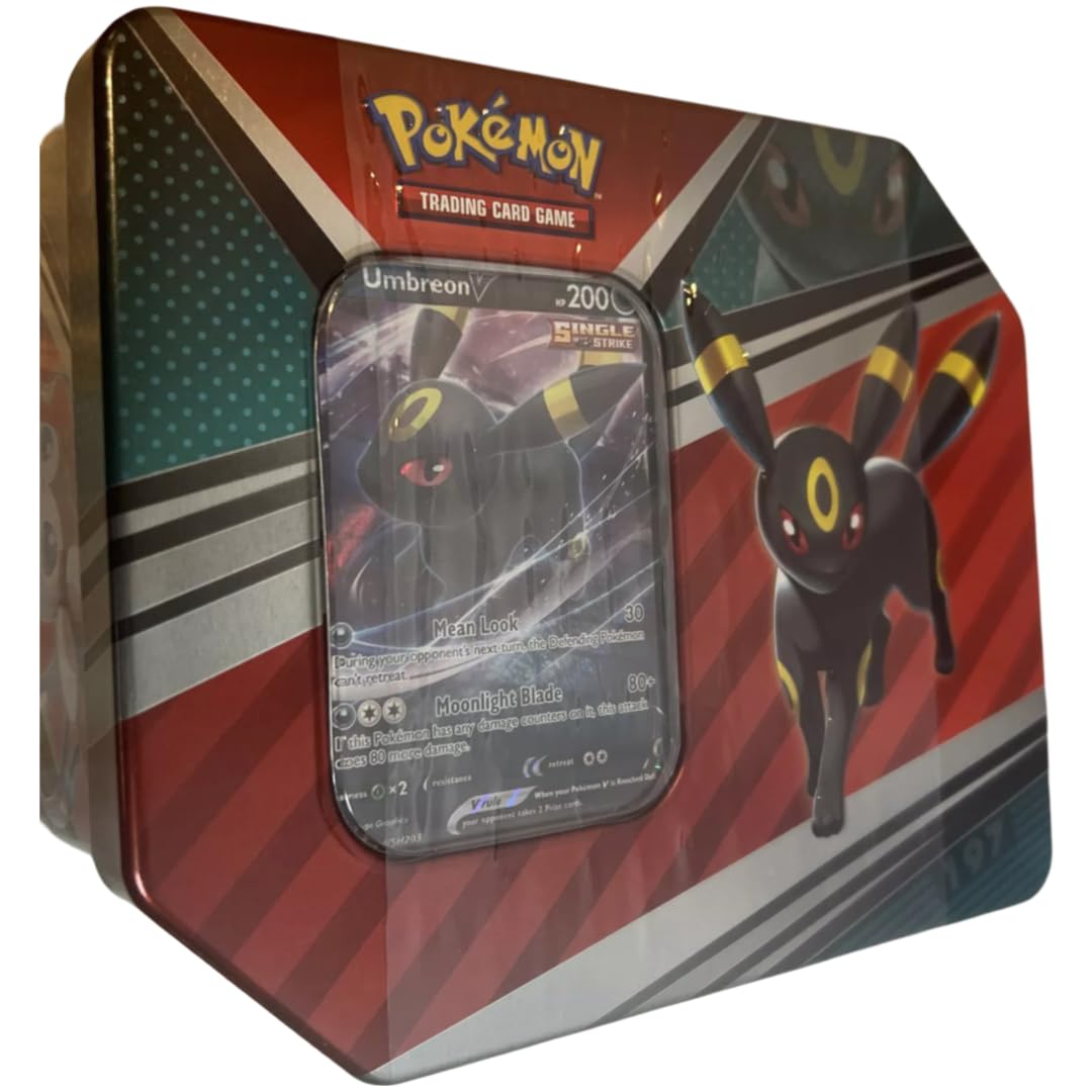 Pokemon TCG: V Heroes Tin (Umbreon V Packs)