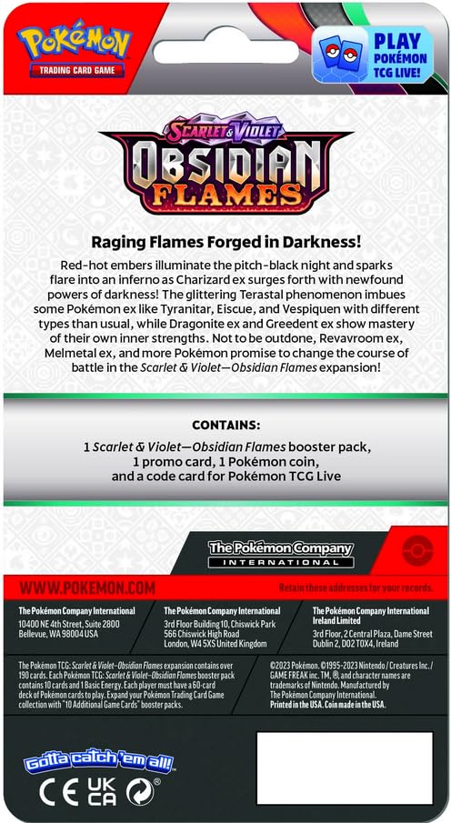 Pokemon TCG: Scarlet & Violet - Obsidian Flames Checklane Blister (Pawmi)