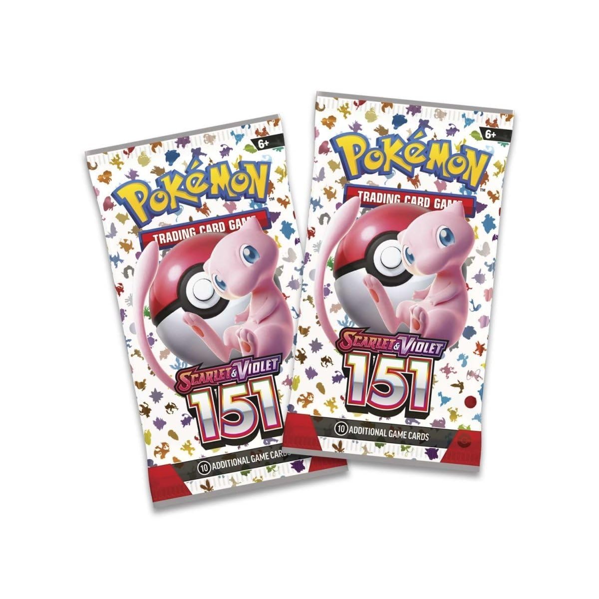 Pokémon TCG: Scarlet & Violet—151 Mini Tin – Meowth and Hitmonchan (2 Booster Packs, 1 Coin & 1 Art Card)