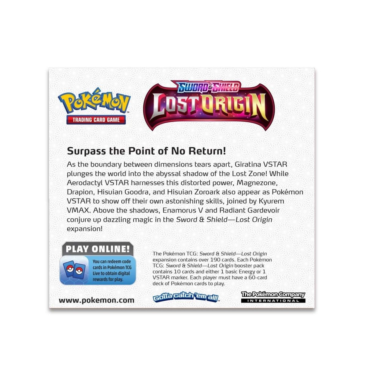 Pokemon TCG - Lost Origin - x4 Sealed Booster Pack Set - 10 Card Per Pack