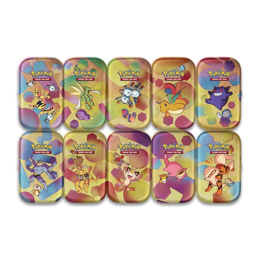 Pokémon TCG: Scarlet & Violet—151 Mini Tin – Machamp and Cubone (2 Booster Packs, 1 Coin & 1 Art Card)