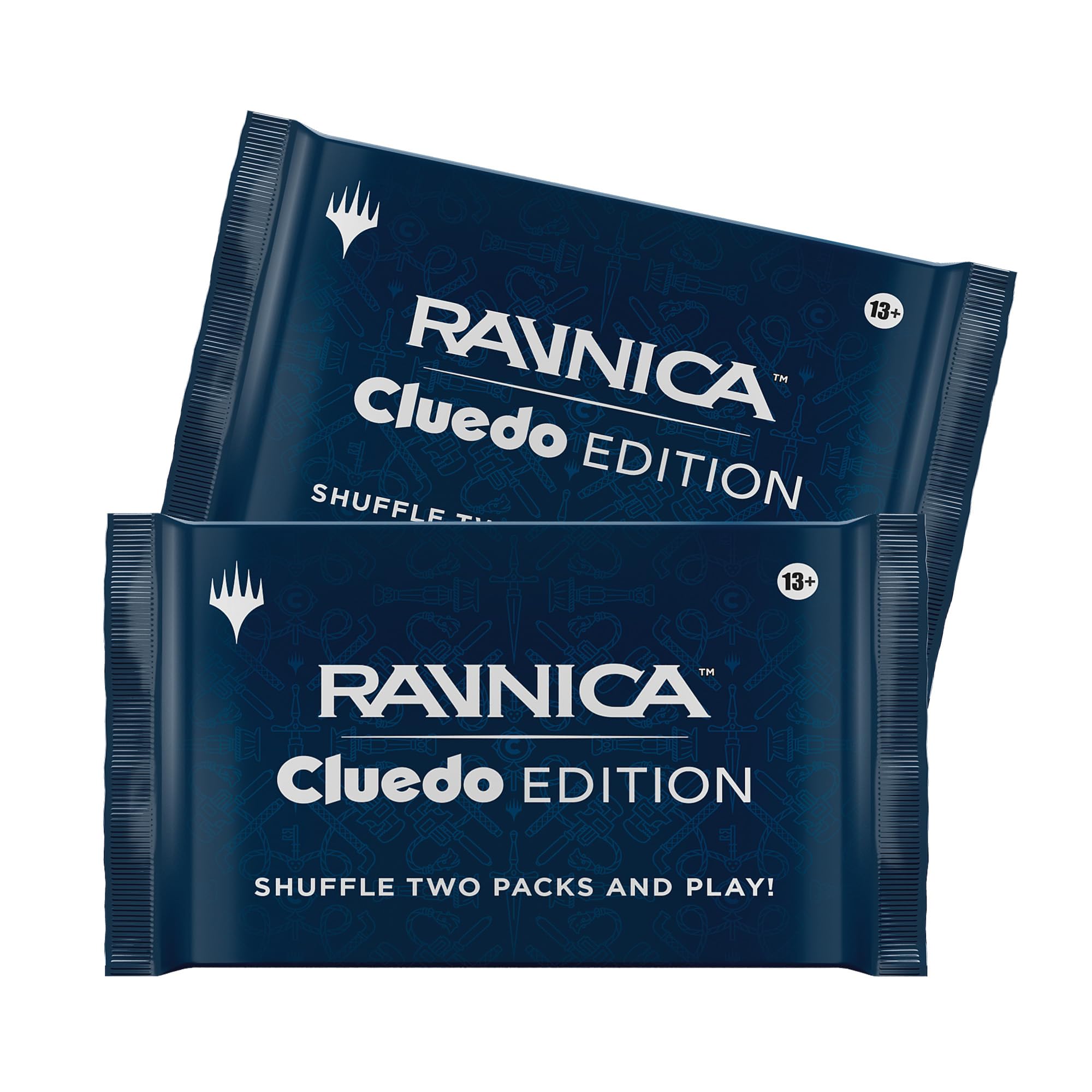 Magic: The Gathering Ravnica: Cluedo Edition - 3-4 player themed murder riddle card game (including 8 game-ready boosters, 21 proof cards, 1 Foil Shock Land Card and Detective Game Accessories)
