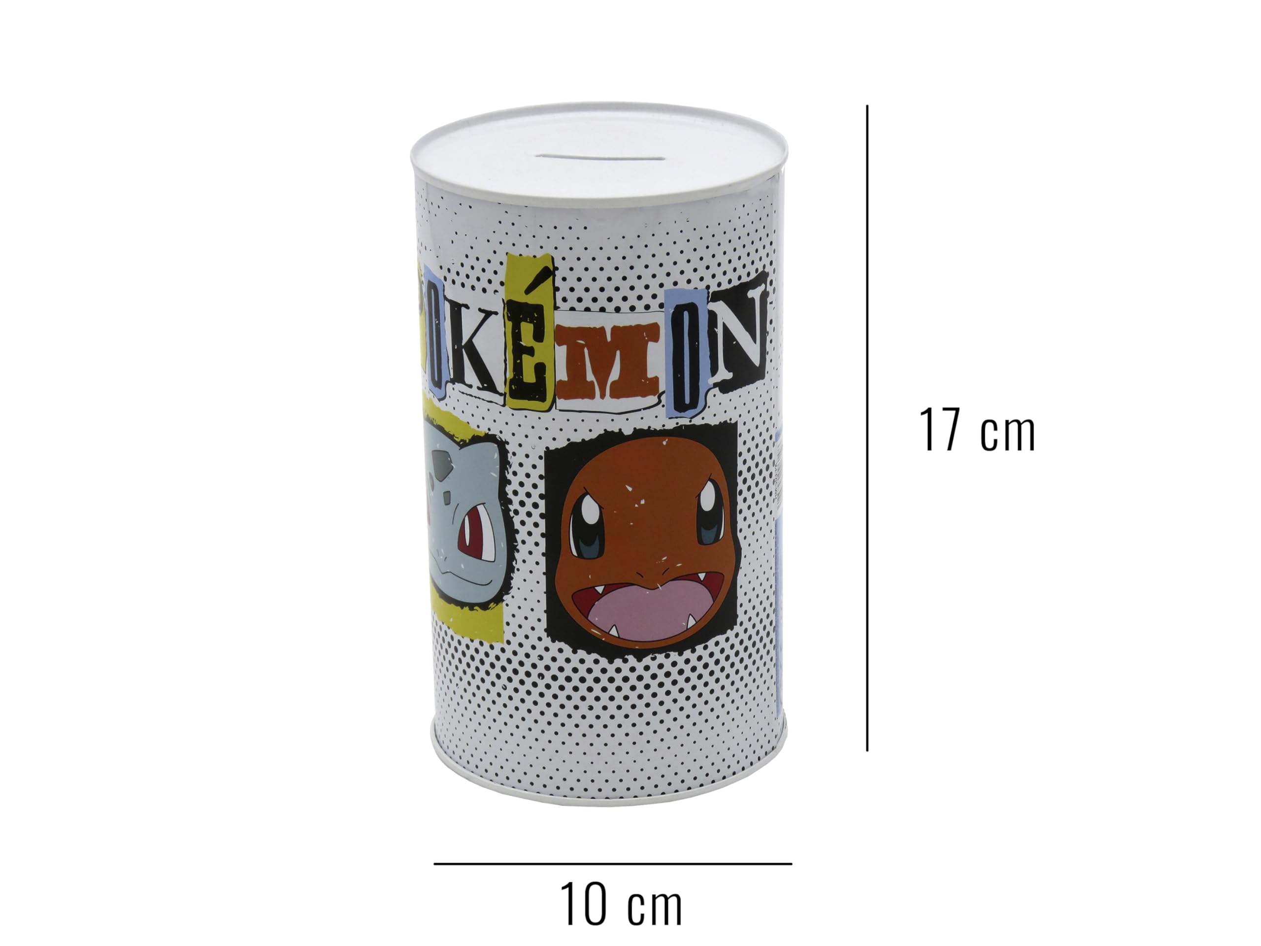 POKÉMON Big Tin Coin Bank, 10 x 17 x 10cm