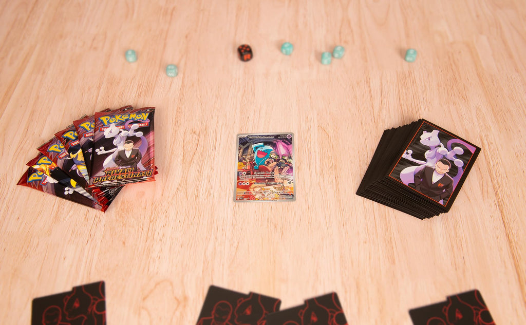 Pokémon CCG: Scarlet & Purple Expansion Out of Class Trainer Set - Predestined Rivals (One Full Figure Card, Nine Expansion Wraps and Premium Accessories)