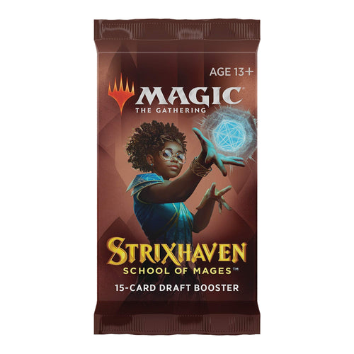 Magic The Gathering Strixhaven Draft Booster Box | 36 Packs (540 Magic Cards), Brown