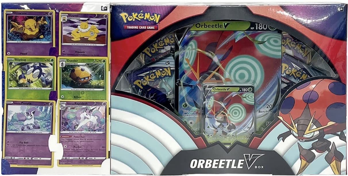 Pokemon TCG Orbeetle V Set Vivid Voltage Box - 4 Booster Packs