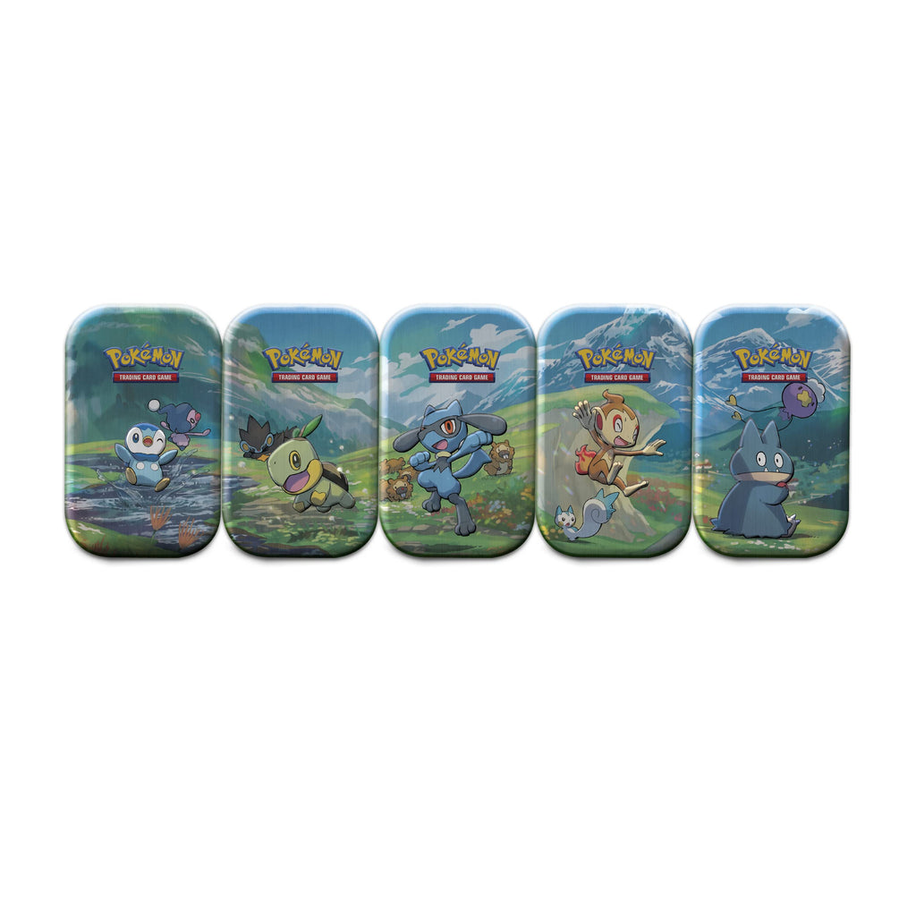 Pokémon TCG: Sinnoh Stars Mini Tin - Piplup, Mr Mime (2 Booster Packs & 1 Pokémon Art Card)