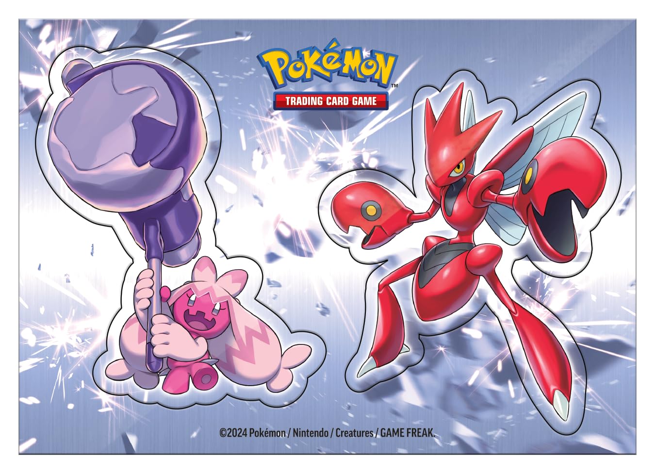 Pokémon TCG: Metal Stacking Tin (3 Booster Packs & 2 Sticker Sheets)