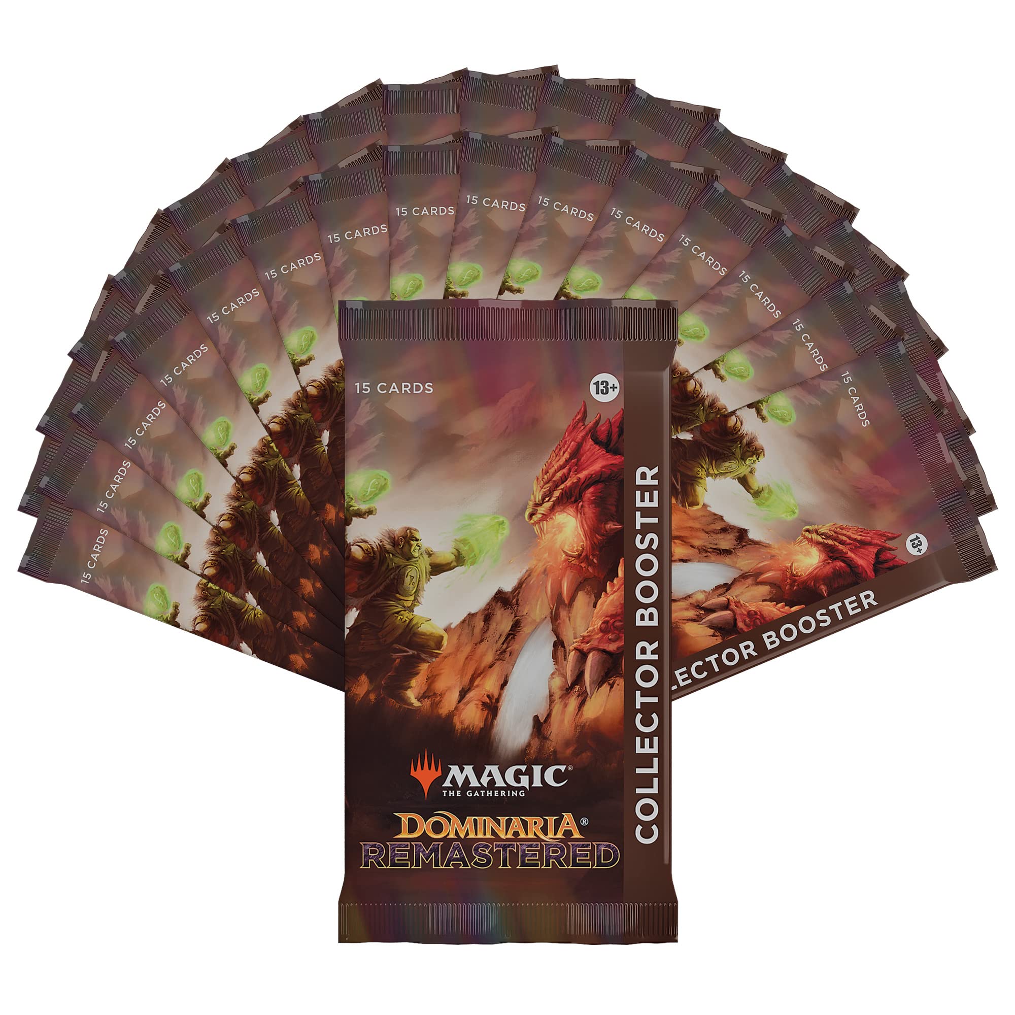 Magic: The Gathering Dominaria Remastered Collector Booster Box, 12 Packs