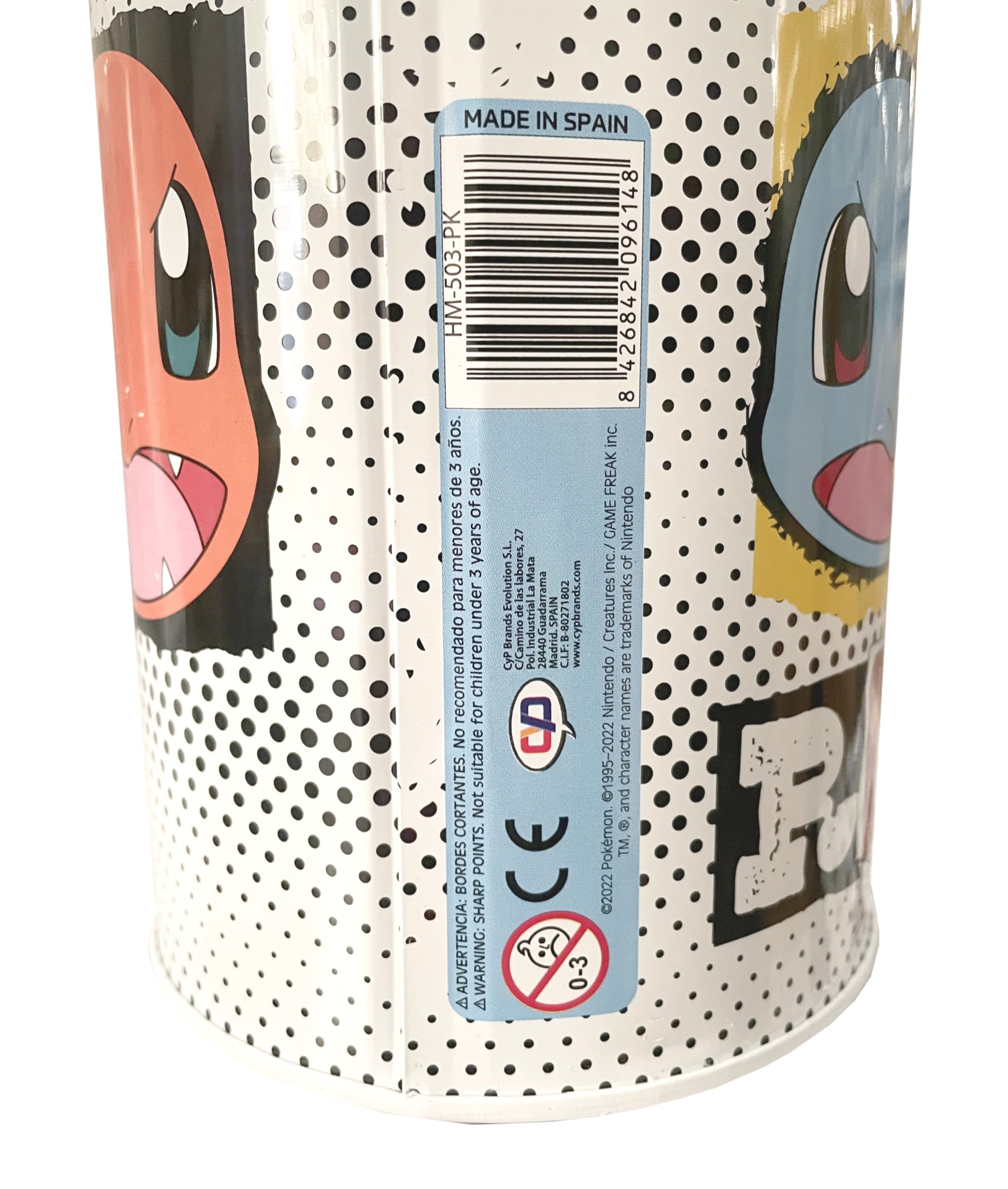POKÉMON Big Tin Coin Bank, 10 x 17 x 10cm