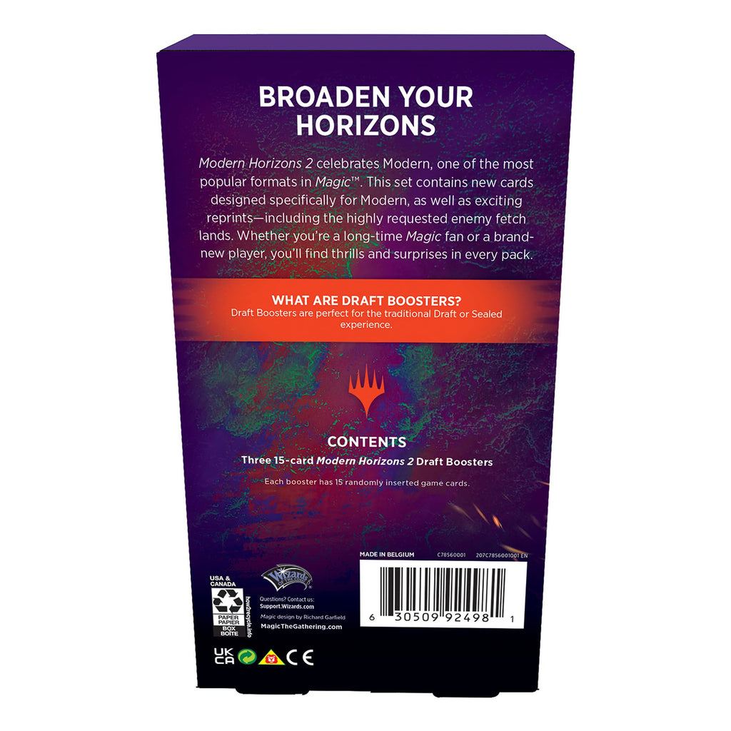 Magic: The Gathering Modern Horizons 2 Draft Multipack | 3 Draft Boosters (45 Cards)
