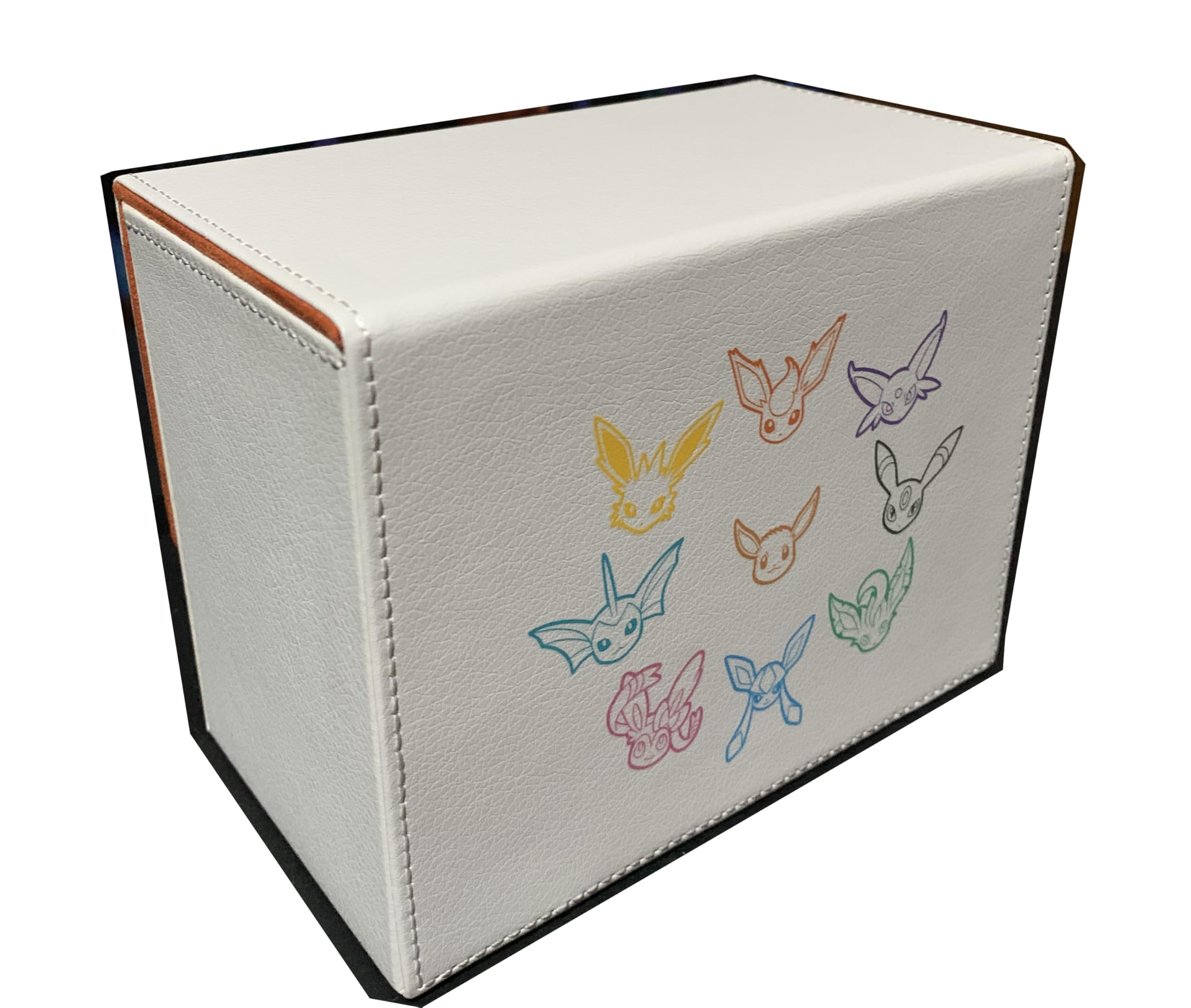 Official Pokemon Double Deck Box Eeveelution – Flareon Chinese Eevee Gift Box Exclusive – Includes Case Display