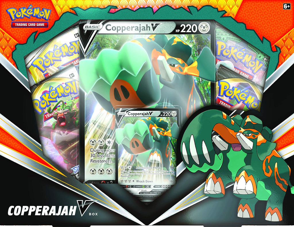 Pokemon TCG: Copperajah V Box, Multicolor